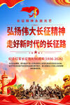 长征精神主题宣传海报