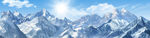 雪山背景图