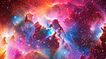 炫彩宇宙星云星空