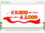 中国梦党建文化墙设计