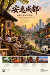 成都旅游宣传海报