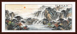 中堂山水风景装饰画
