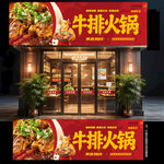 牛排火锅门头