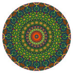 地毯 圆形地毯 数码印花 地垫
