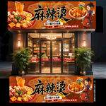 麻辣烫门头