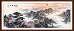 长城迎客松装饰画