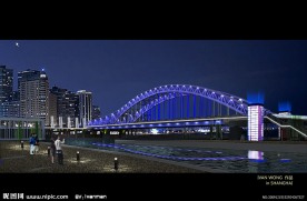 桥梁亮化工程动画效果源文件