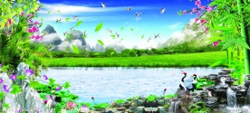 山水风景画