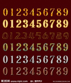 数字的各种样式