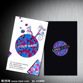服装纺织行业名片CDR模板免费下载