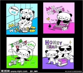 可爱韩国熊本本