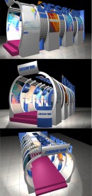 德赛电子展览展示设计3D模型