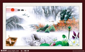 山水画 中国画 国画山水