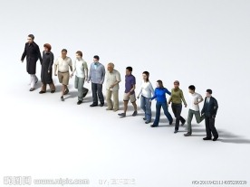 行走静态模型人