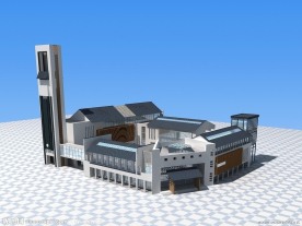 中式社区服务中心 max模型