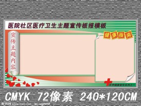 医疗卫生展板设计