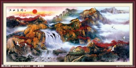 风景画 江山多娇