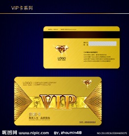VIP卡模板