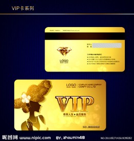 美容美发VIP卡模板