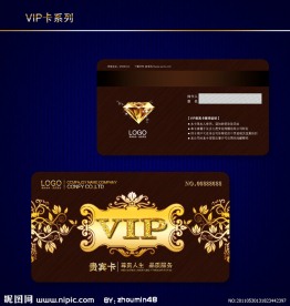 VIP卡模板