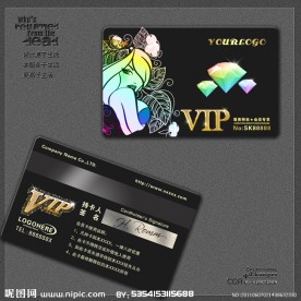 美容美发VIP卡模板