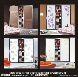 时尚精品移门图