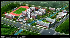学校 学校鸟瞰 （仅模型 未附贴图等其他文件）