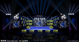 舞台效果图（3D灯光） 华耀世奇