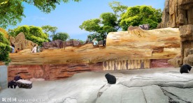 仿木通道效果图