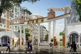 现代景观大门方案