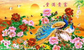 花开富贵 牡丹花