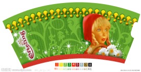 马克杯美女 通道分层