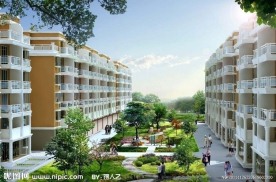 居住区景观鸟瞰图方案