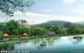 公园风景区效果图