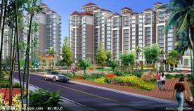 居住区景观节点方案效果图