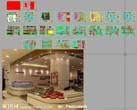 宜芝多面包房专卖店面(内有多张效果图)