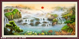 油画 聚宝盆油画