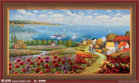 油画 地中海油画