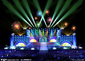 3dmax舞美设计模型带灯光材质