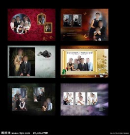 怀旧 老照片相册模版(模版内没有照片)