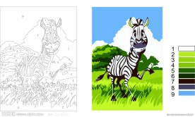 数字油画 欣赏 图纸