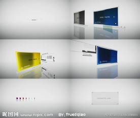 苹果风格大气空间动态片头