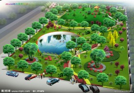游园绿化效果