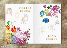 鲜艳花样 服装画册封面