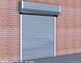 卷帘门精细模型贴图材质灯光全