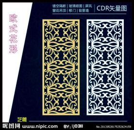 雕刻花形 镂空雕花图案