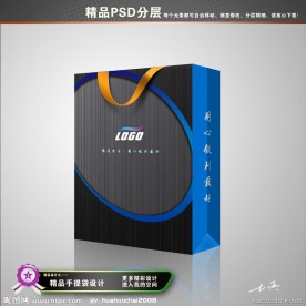 手提袋设计模板（展开图）