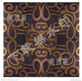 金属花纹地板拼花