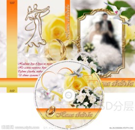 婚庆婚礼DVD光盘和光盘盒设计