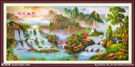 风景油画 田园油画 油画风景